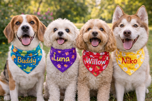 Personalized Dog Bandana