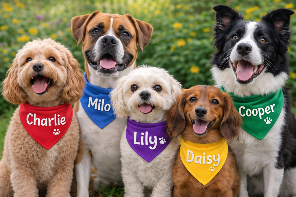 Personalized Dog Bandana