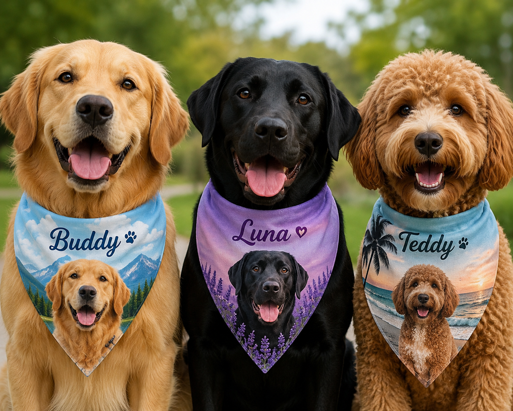 Personalized Dog Bandana